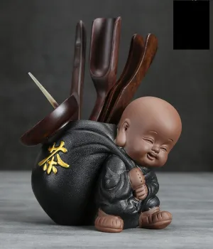 Messenger Monk Tea Accessories Set