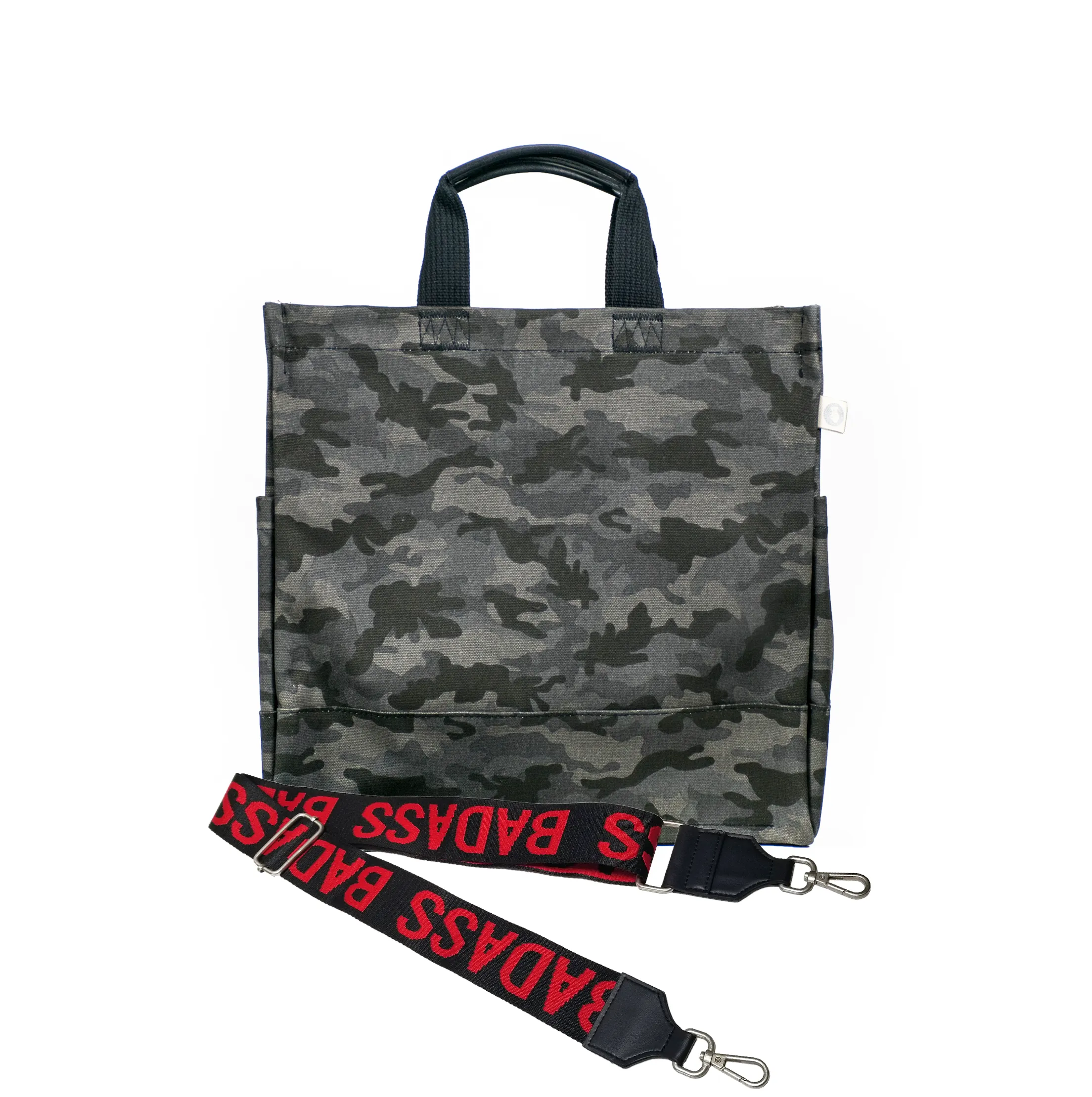 Mini Monogram Black Camo North South Bag