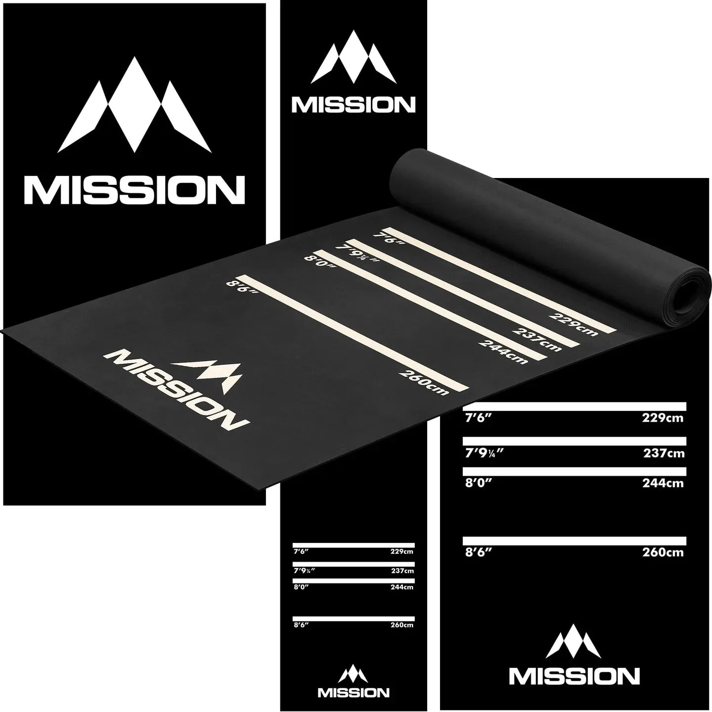 Mission Darts Heavy Duty Rubber Pro Level Mat