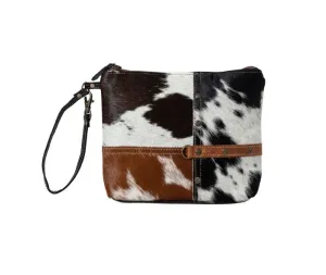 Myra Bag Tyler Ridge Hair-on Hide Pouch