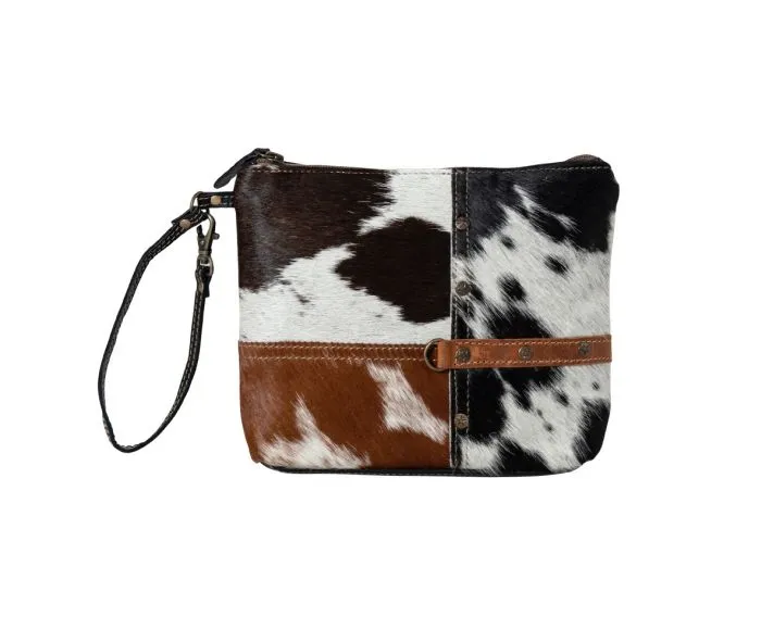 Myra Bag Tyler Ridge Hair-on Hide Pouch