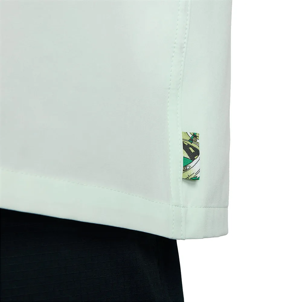 Nike SB Agnostic Short-Sleeve Button-Up Skate Bowler Shirt Barely Green/Black