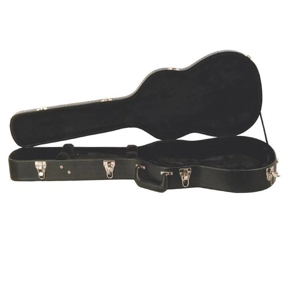 On Stage Hardshell Guitar Case ~ Double C/A Electric ~ Black