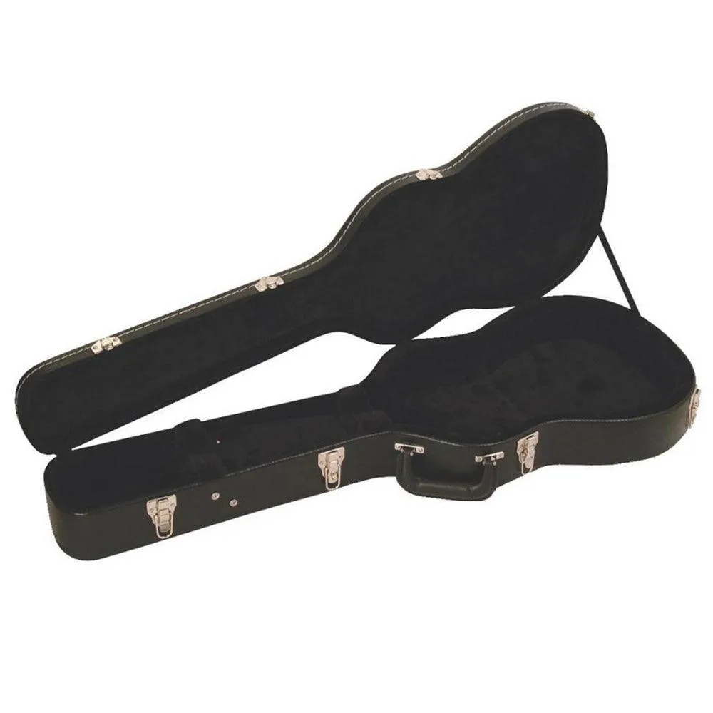 On Stage Hardshell Guitar Case ~ Double C/A Electric ~ Black