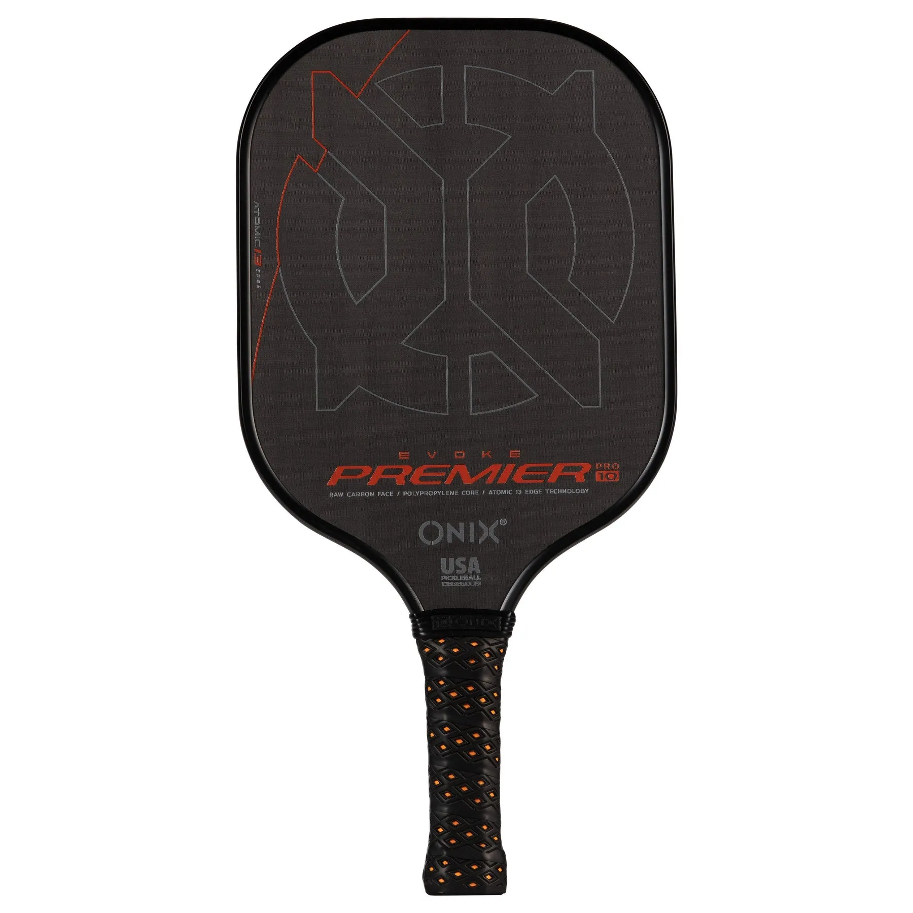 Onix Evoke Premier Pro Raw Carbon Fibre Pickleball Paddle
