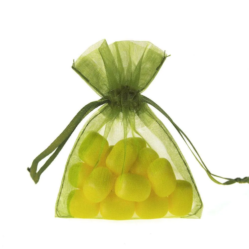 Organza Favor Pouch Bag, 3-Inch x 4-Inch, 12-Count