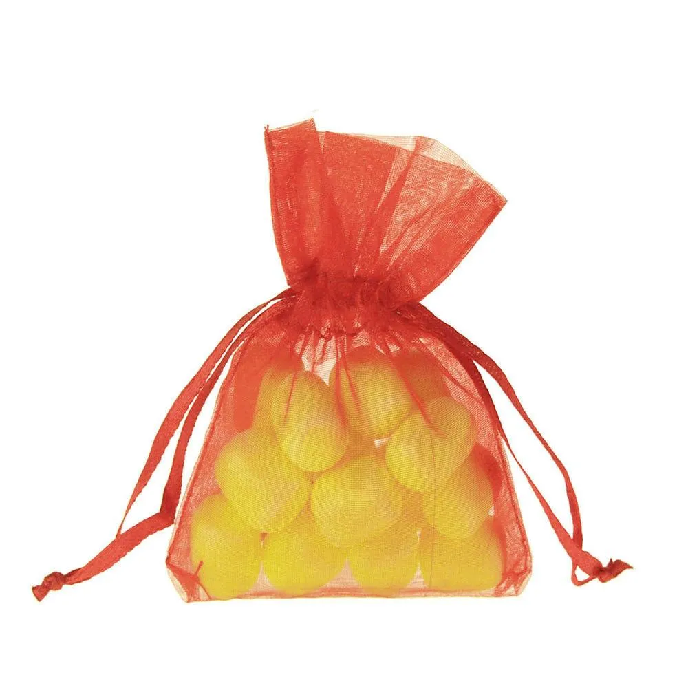 Organza Favor Pouch Bag, 3-Inch x 4-Inch, 12-Count