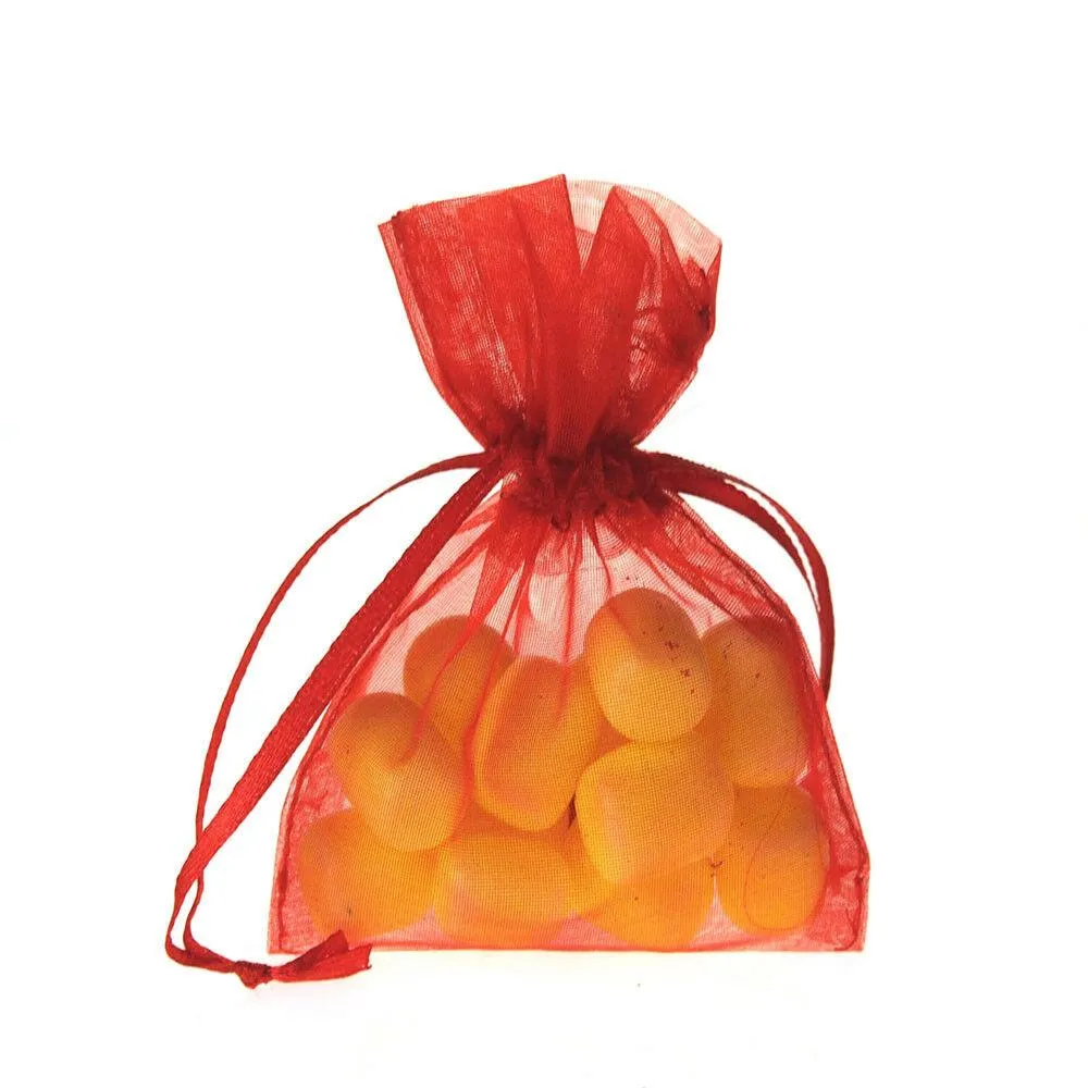 Organza Favor Pouch Bag, 3-Inch x 4-Inch, 12-Count