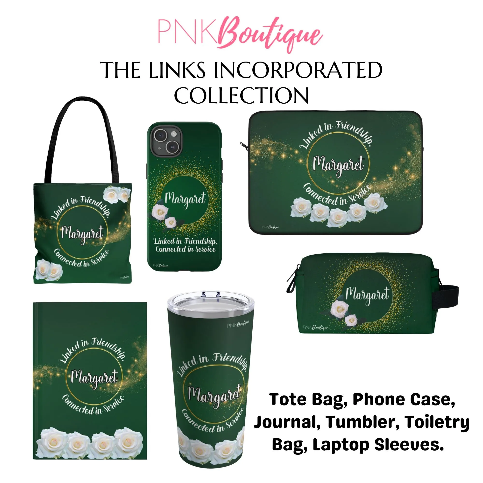 Personalized The Links Inc Laptop Sleeve