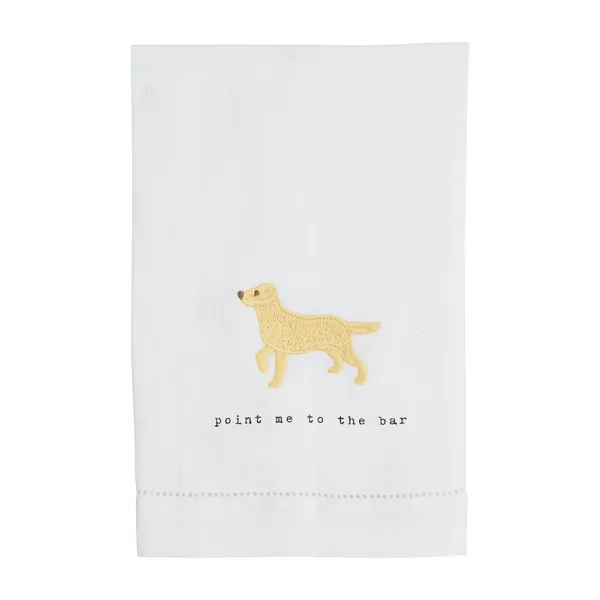 Point Me to the Bar Tea Towel