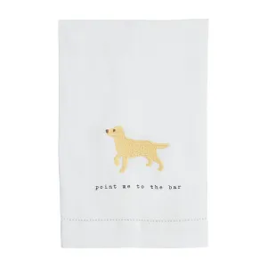 Point Me to the Bar Tea Towel