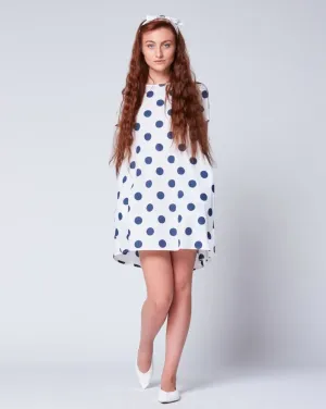 Polka Dot Bow Back Dress