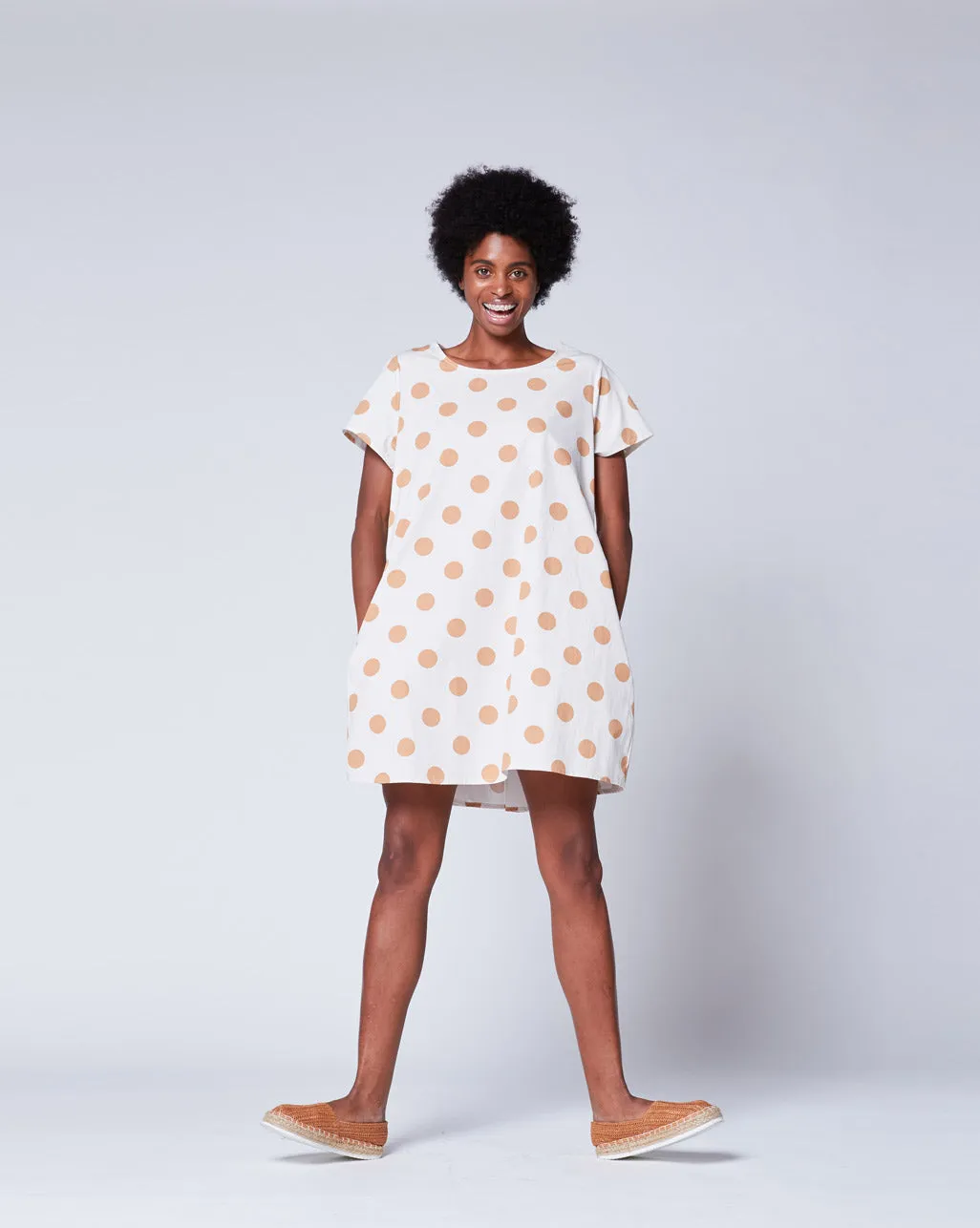 Polka Dot Bow Back Dress