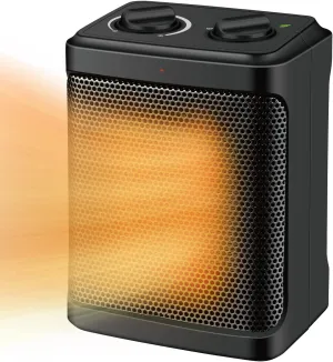 Portable Electric Space Heater (Black)