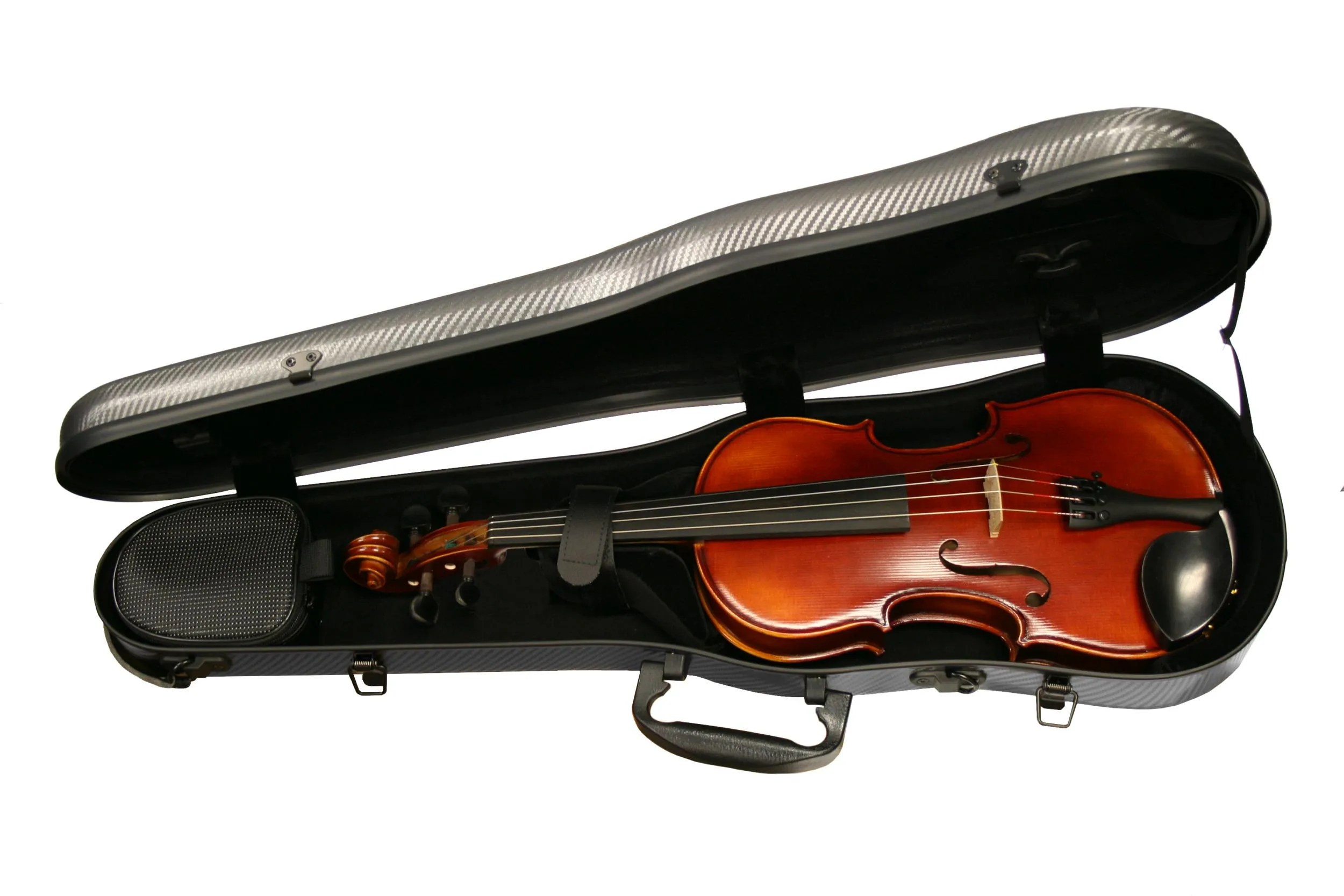Pure Polycarbonate Shaped Violin Case - Multiple Colors