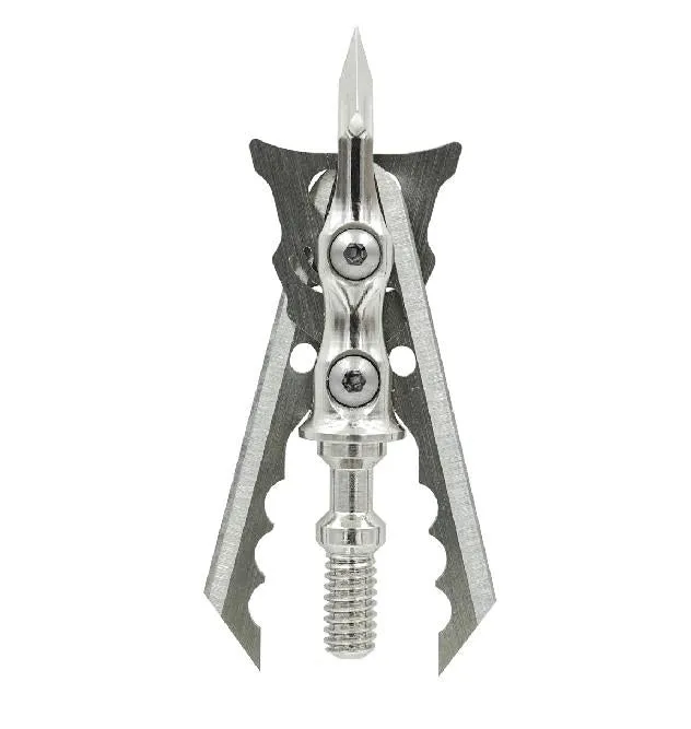 Rage Broadheads 2 Blade 2? Expandable Cut Hypodermic NC 100 Grain 3 Pack