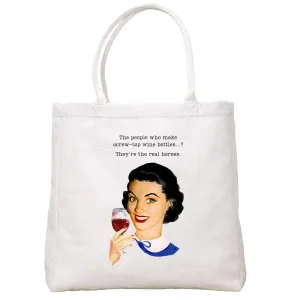 Real Heroes Tote Bag