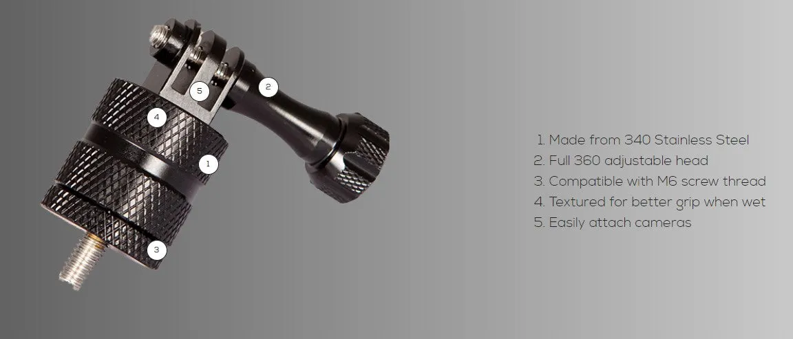 RED Paddle Board Camera Mount