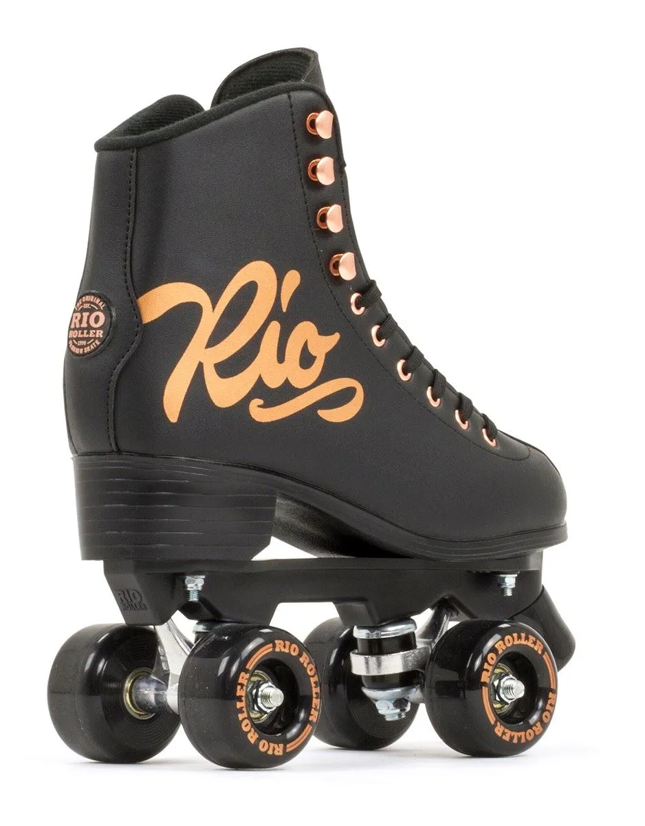 Rio Roller Rose Quad Skates - Rose Black