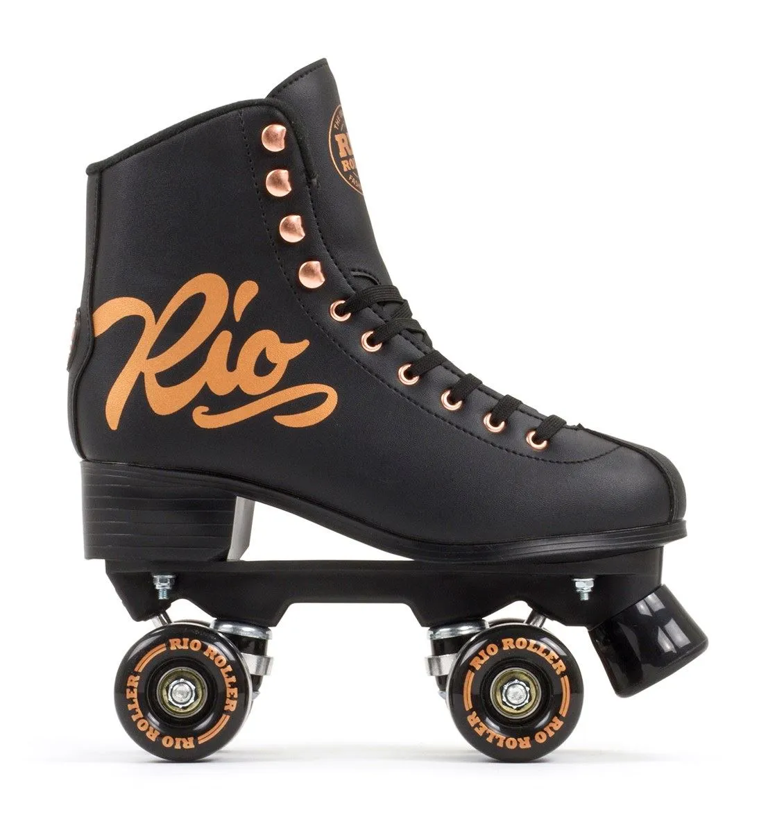 Rio Roller Rose Quad Skates - Rose Black
