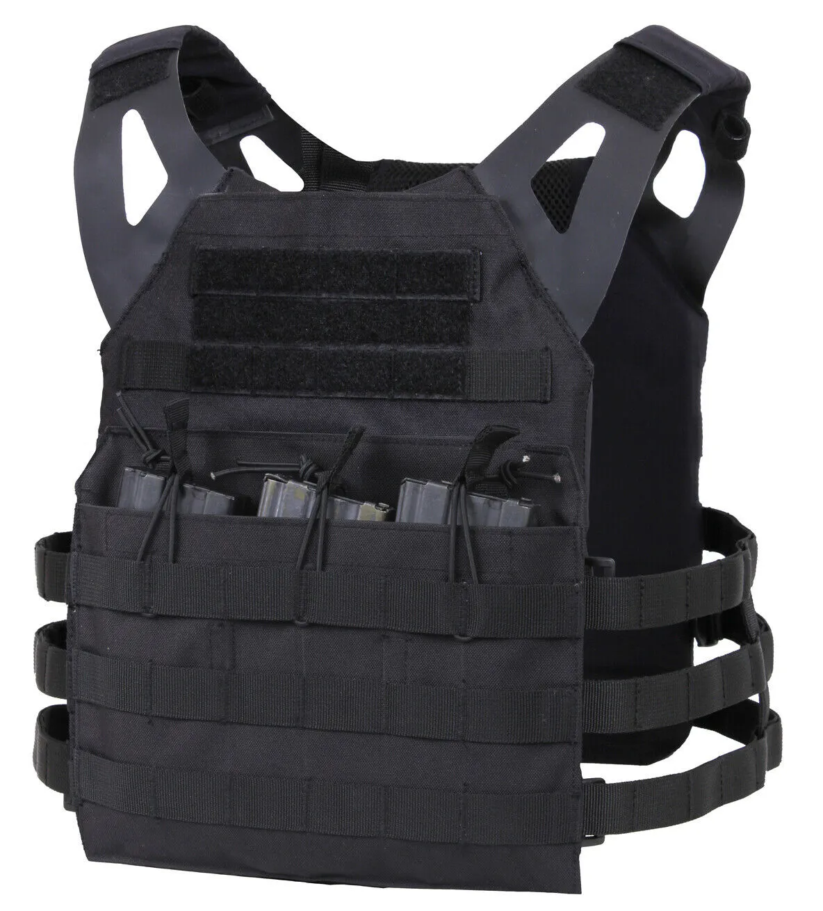 Rothco Lightweight Armor Plate Carrier Vest Oversized 2XL 3XL - Black