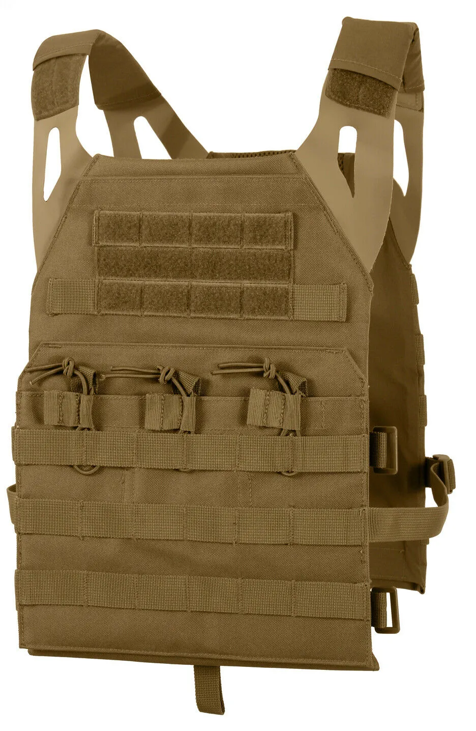 Rothco Lightweight Armor Plate Carrier Vest Oversized 2XL 3XL - Coyote Brown