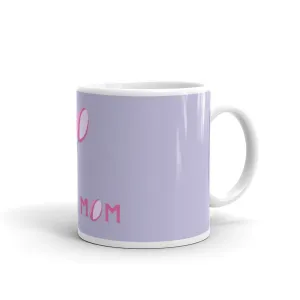 Rugby Mom Bouquet Lavender Mug