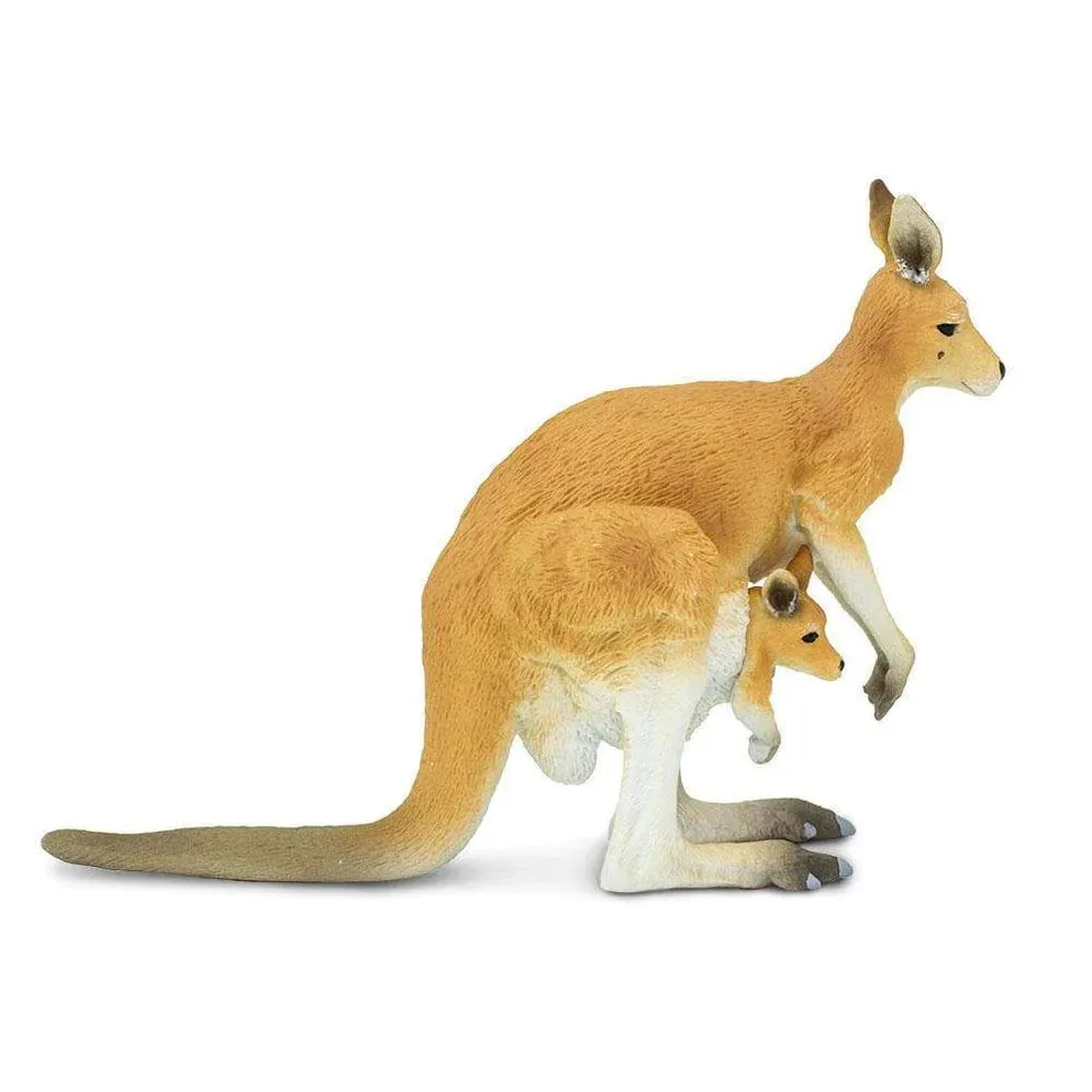 Safari Ltd.--Kangaroo with Joey Toy