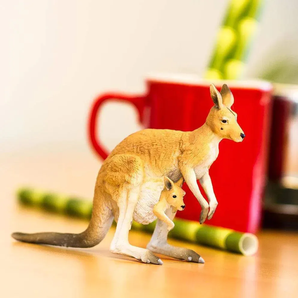 Safari Ltd.--Kangaroo with Joey Toy