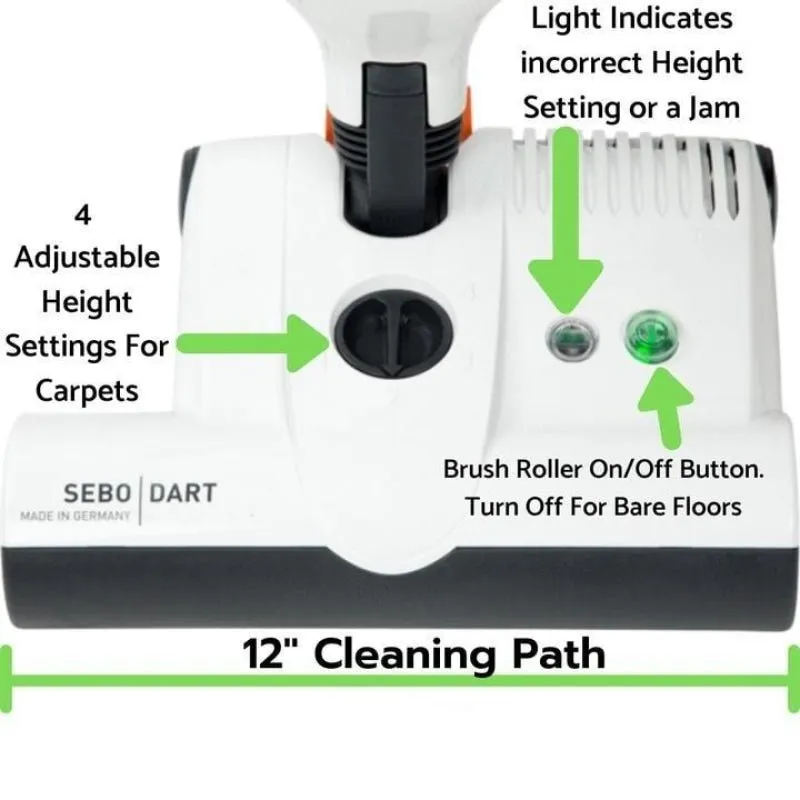 SEBO Dart Upright Vacuum Cleaner - Felix