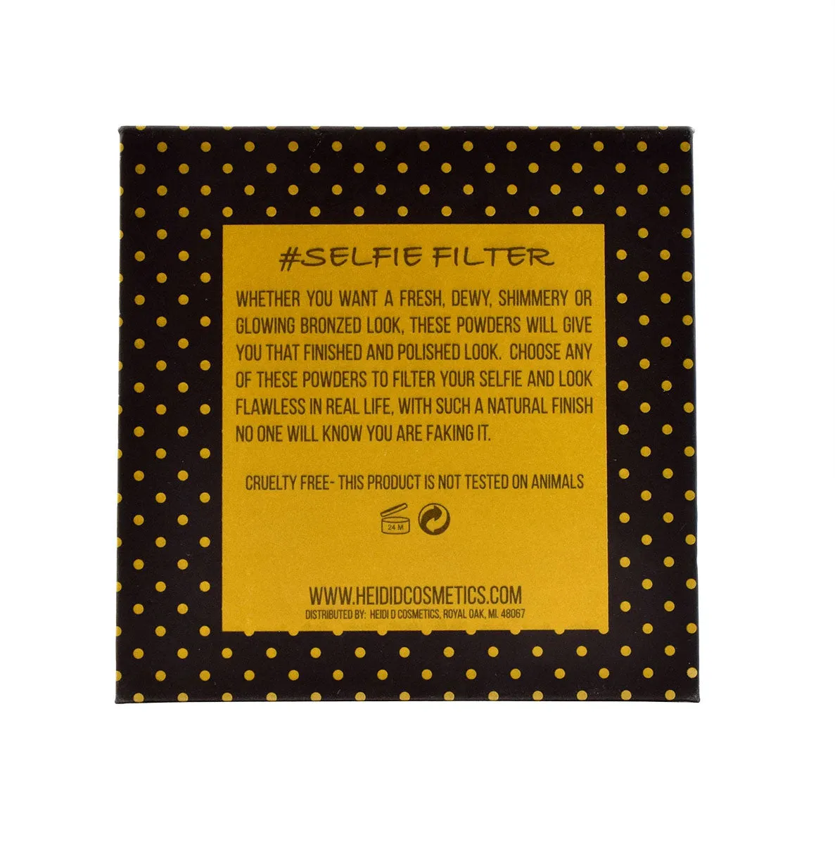 #SELFIEFILTER- EMPTY REFILLABLE COMPACT
