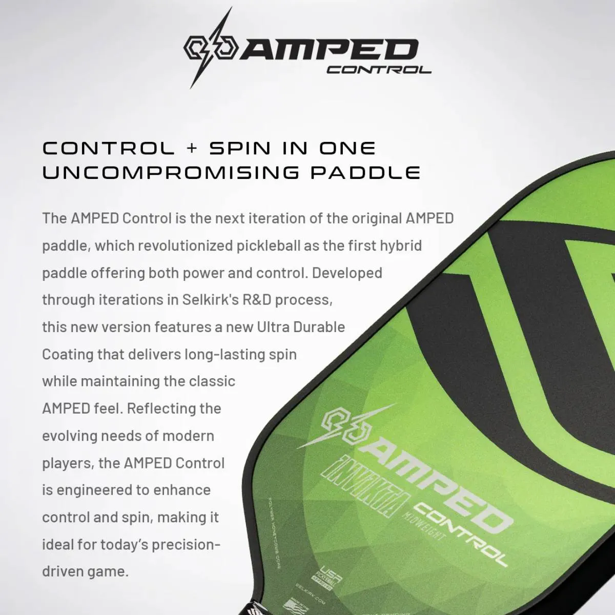Selkirk Amped Control Invikta Lightweight