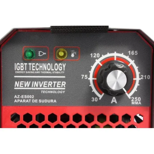 Set Aparat De Sudura Invertor Almaz 250A Az Es002   Masca De Sudura Heliomata