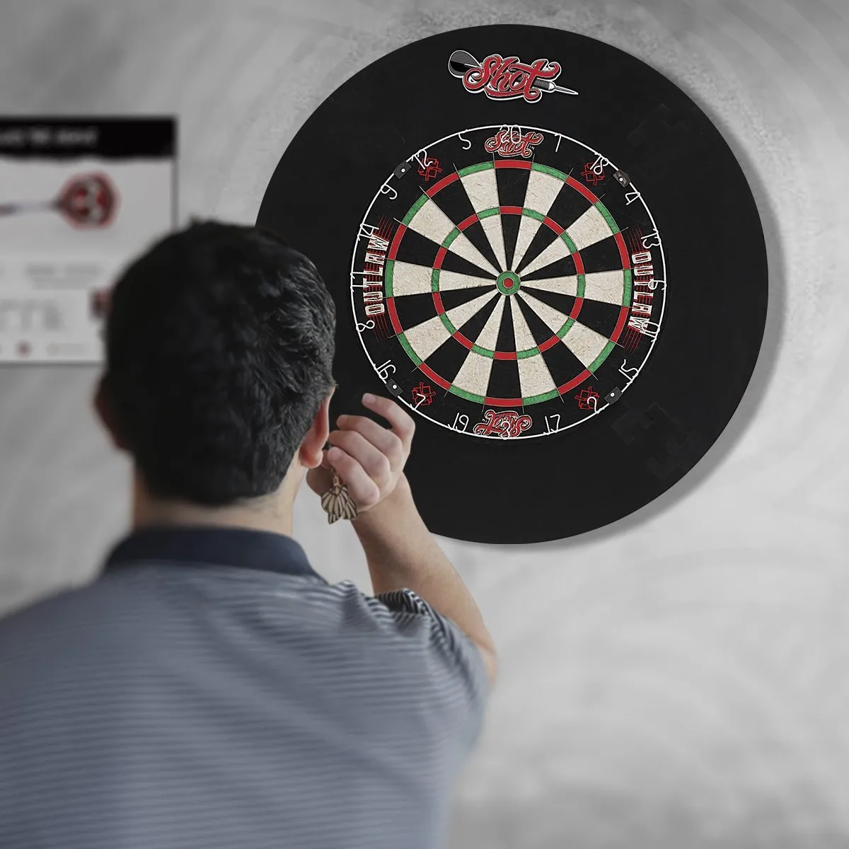 Shot Darts Dartboard Surround -4 Piece