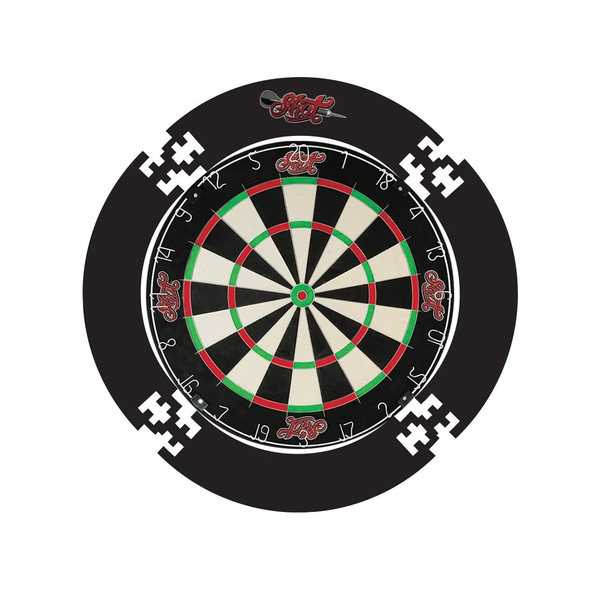 Shot Darts Dartboard Surround -4 Piece