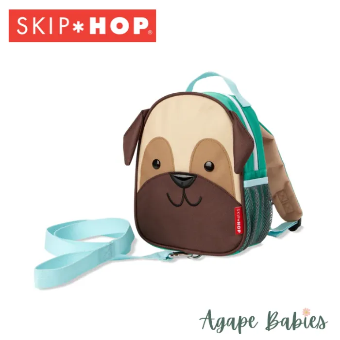 Skip Hop Zoo Mini Backpack With Reins - Pug