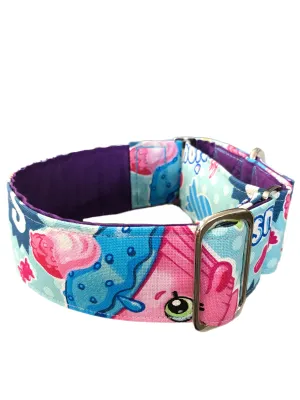 Soda pop Martingale collar greyhound 5cms sturdy cotton fabric