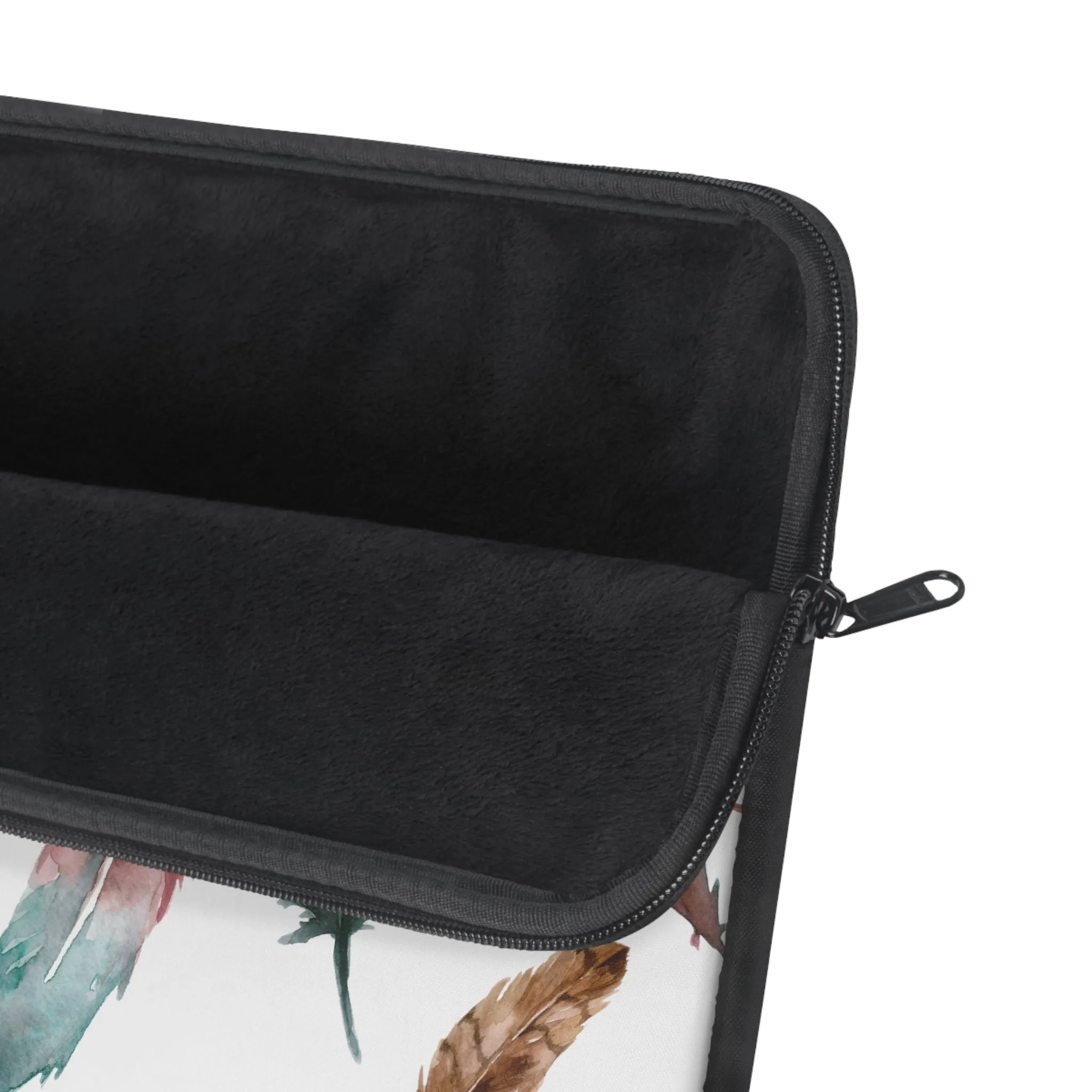Sorceress' Wing Watercolor Feather Laptop Sleeve