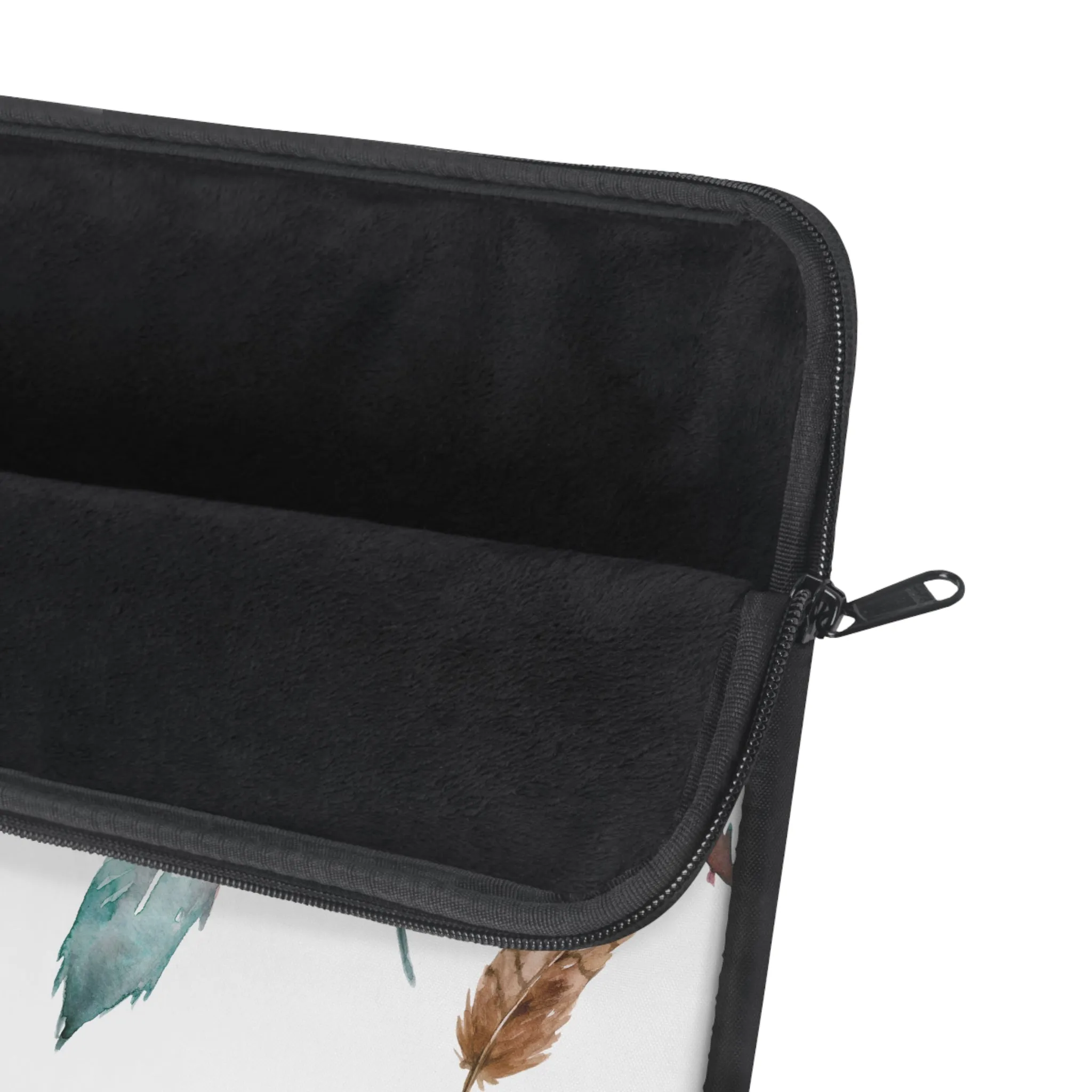 Sorceress' Wing Watercolor Feather Laptop Sleeve