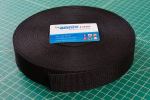 Strapping 1-1/2in Black  -- By Annie