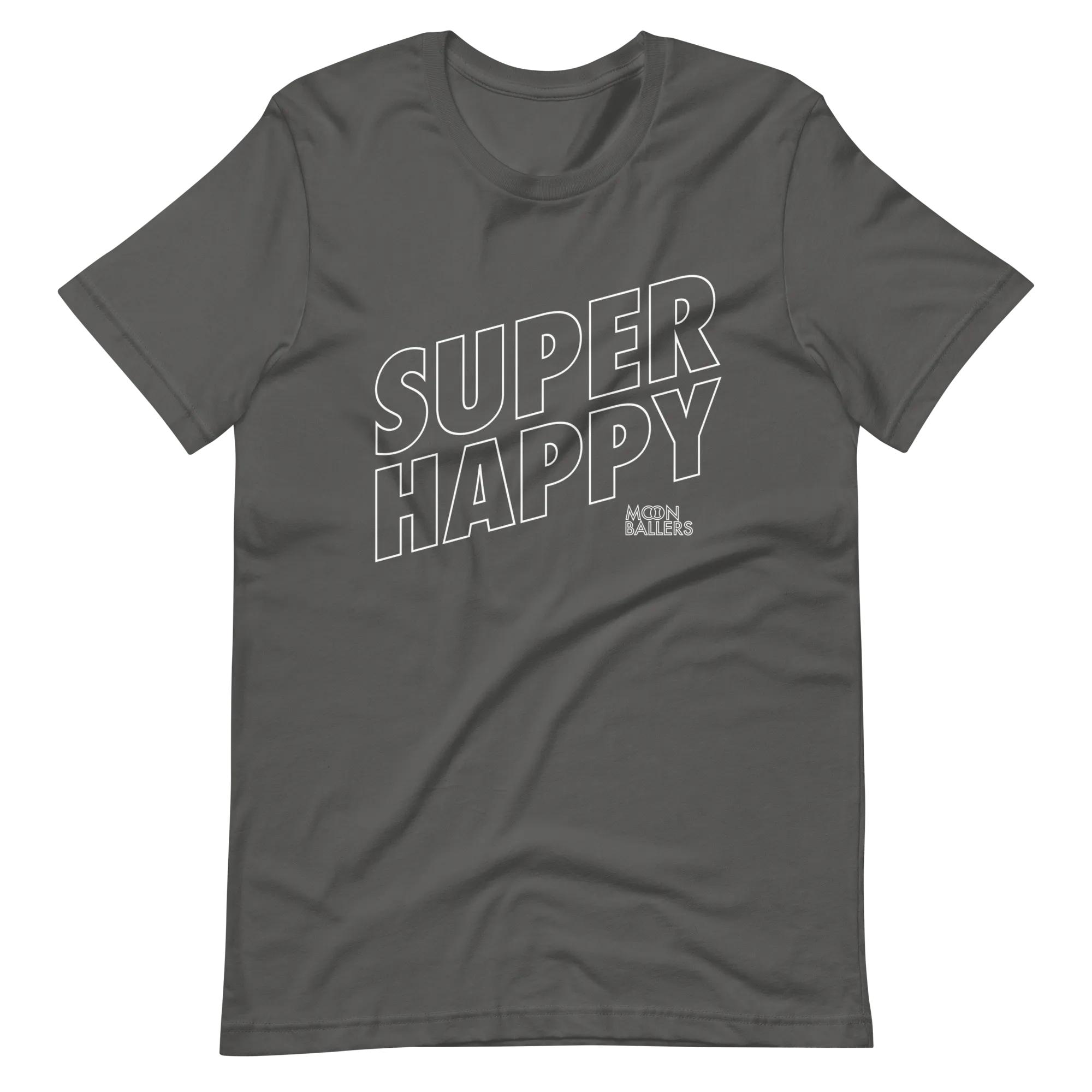SUPER HAPPY - Short-Sleeve Unisex Tennis T-Shirt