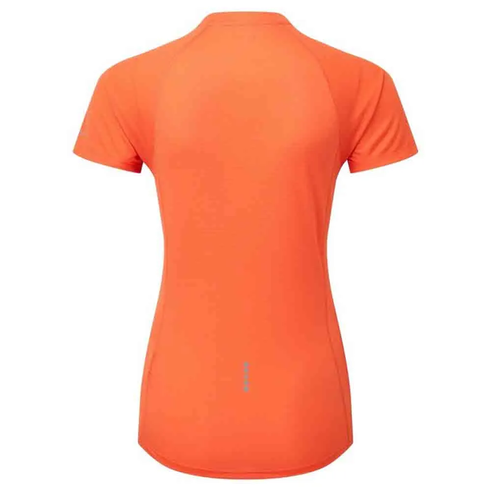 女裝輕量拉鍊排汗T恤 Women Dart Nano Zip T-Shirt