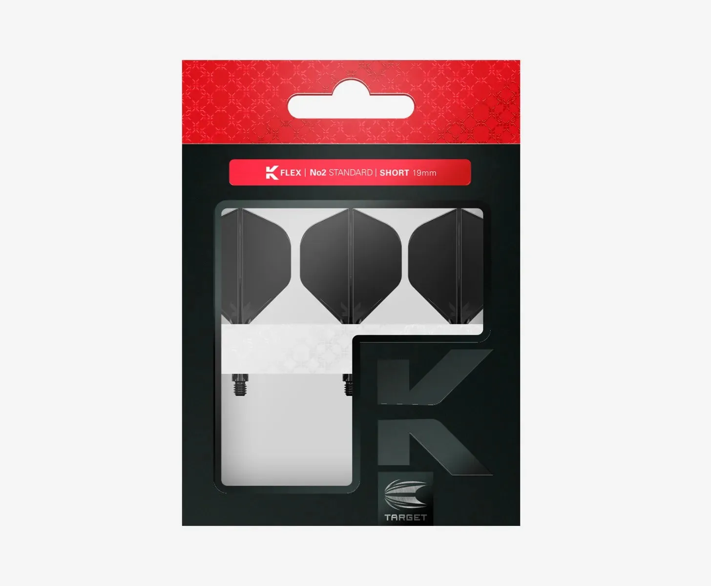 Target Darts K-Flex Black No2 One Piece Flight