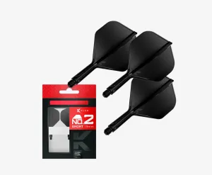 Target Darts K-Flex Black No2 One Piece Flight