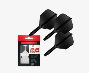 Target Darts K-Flex No6 Black Flights