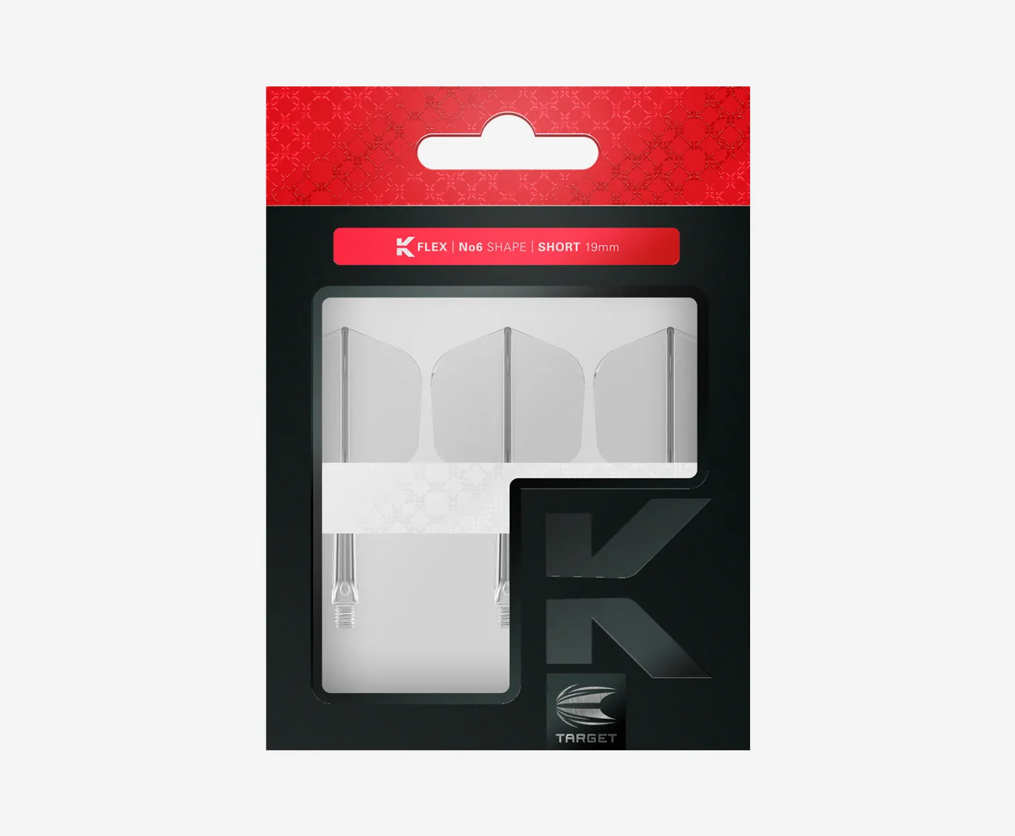 Target Darts K-Flex No6 Clear Flights