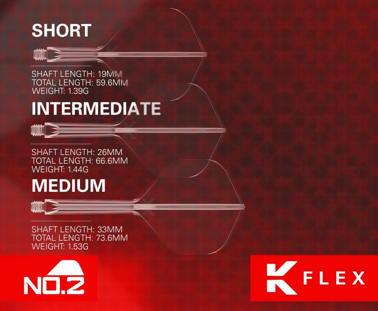 Target Darts Neon Yellow K Flex No2 Flights