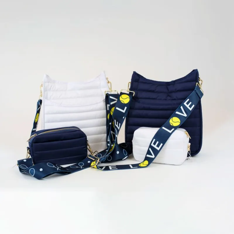 Tennis bag strap - Cross Body adjustable - Rackets