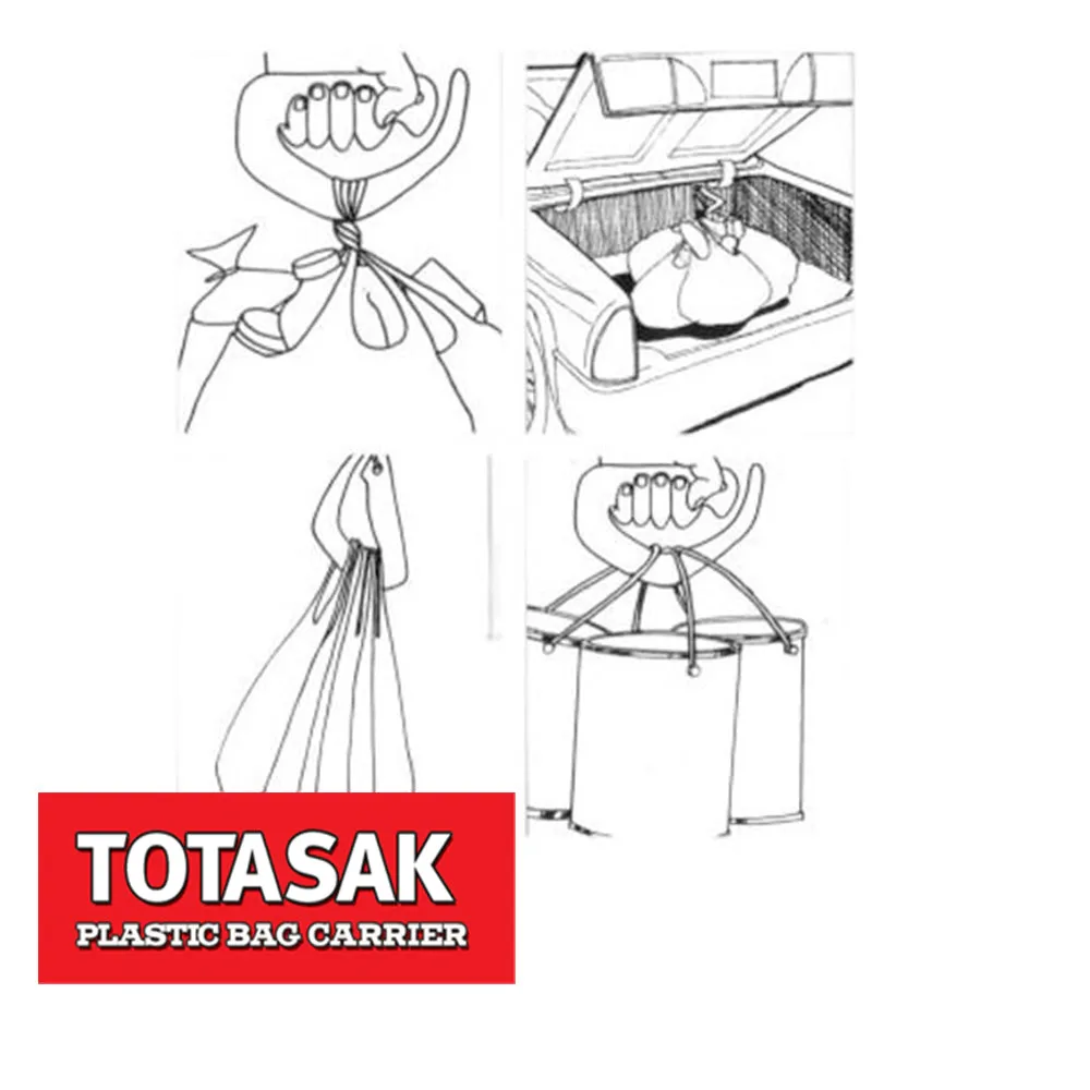Totasak Grocery Bag Carrier (2 PACK)