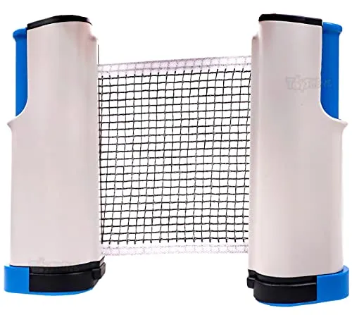 Toyshine Portable Ping Pong Net – Retractable Table Tennis Net for Any Table ,Color May vary (SSTP)